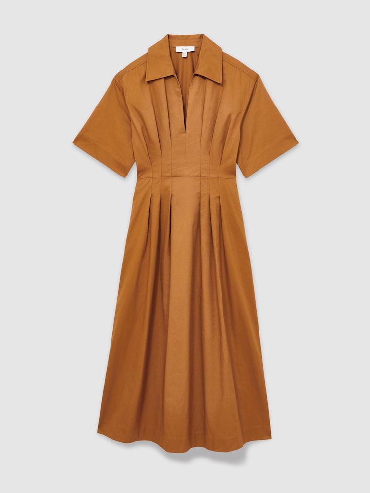 strapless open back dress Rachelle Pleated Drop Waist Midi Dress In Wine Red – The Design Closets