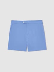 Reiss French Blue Sun Side-Adjuster Swim Shorts - Image 2 of 6