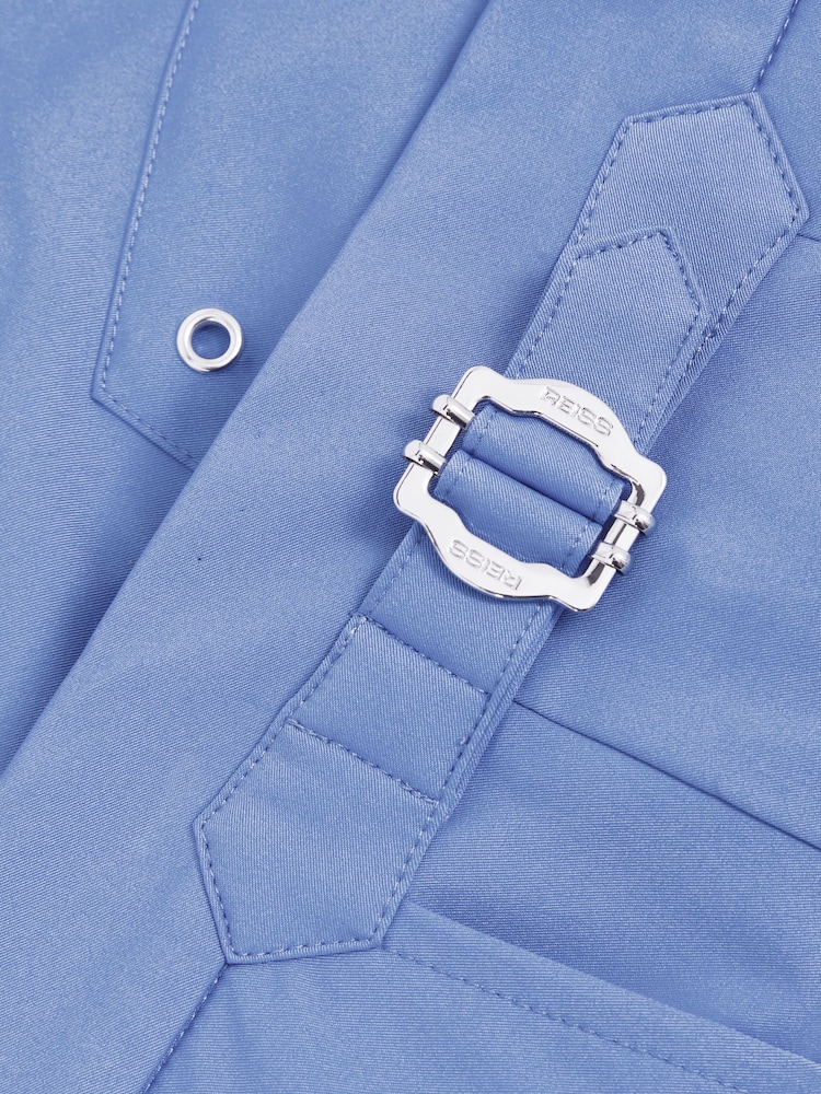 Reiss French Blue Sun Side-Adjuster Swim Shorts - Image 5 of 5