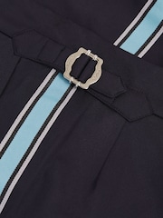 Reiss Navy/Blue Stripe Sol Stripe Side Adjuster Swim Shorts - Image 6 of 6