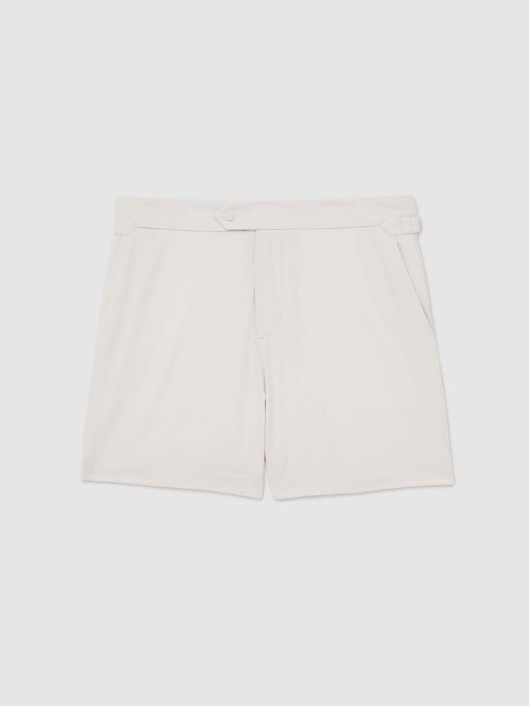 Reiss Off White Sun Side-Adjuster Swim Shorts - Image 2 of 5
