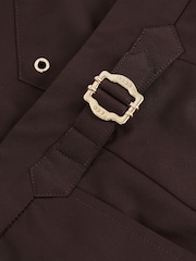 Reiss Chocolate Brown Sun Side-Adjuster Swim Shorts - Image 5 of 6
