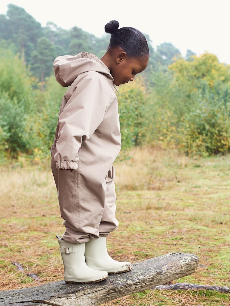 لون طبيعي - KIDLY Fleece Lined Puddlesuit - صورة 1 من 6