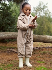 لون طبيعي - KIDLY Fleece Lined Puddlesuit - صورة 2 من 6