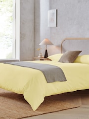 Pure 100% Cotton 144 Thread Count Duvet Cover and Pillowcase Set - Изображение 1 из 3