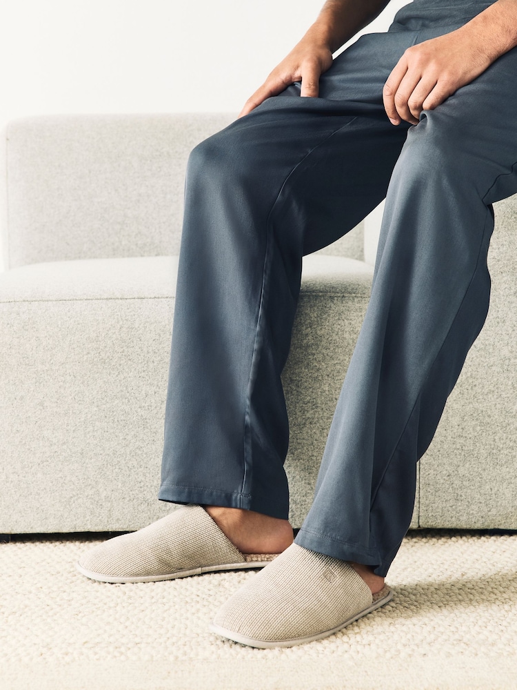 Stone Textured Mule Slippers - Image 3 of 8