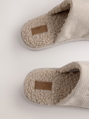 Stone Textured Mule Slippers - Image 6 of 8