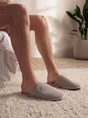 Brown Stripe Mule Slippers - Image 2 of 8