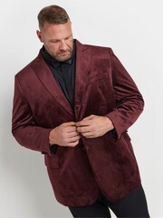 BadRhino Big & Tall Red Velvet Blazer - Image 2 of 7