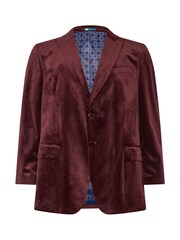 BadRhino Big & Tall Red Velvet Blazer - Image 6 of 7