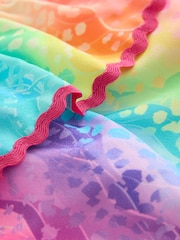 Regenboogkleurige dierenprint - Set van ruches top en rok (3-16jr) - Image 4 of 4