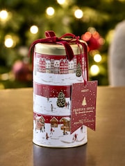 Red Festive Spice Set of 3 Candle - Image 2 of 4