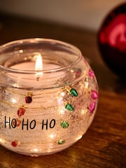Red Santa Festive Spice Light Up Candle - Image 3 of 3