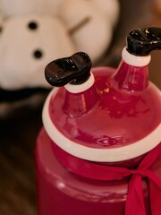 Red Santa Festive Spice Jar Candle - Image 2 of 3