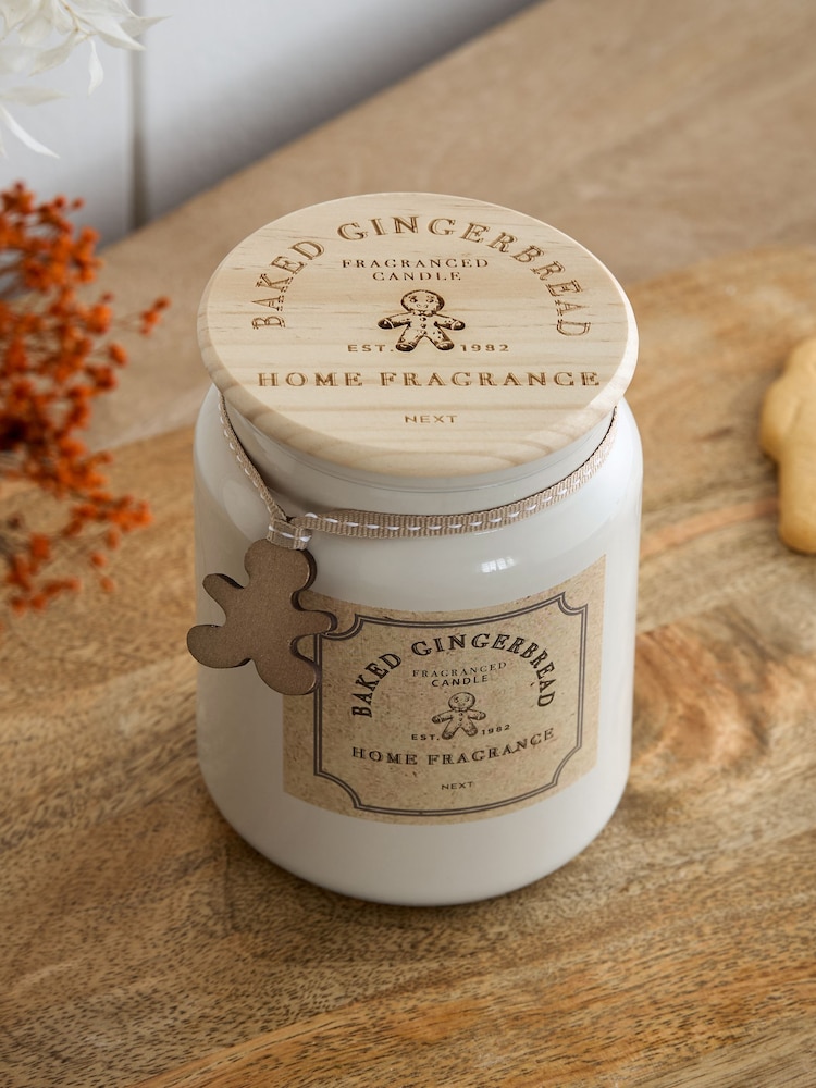 Natural Gingerbread Jar Candle - Image 1 of 4