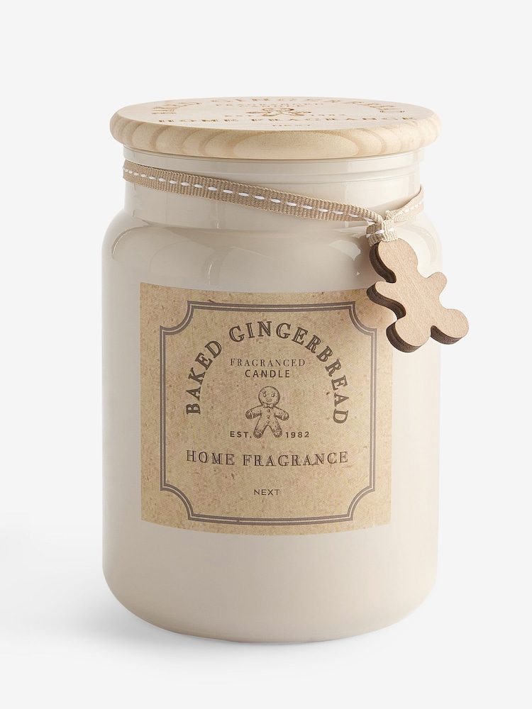 Natural Gingerbread Jar Candle - Image 4 of 4