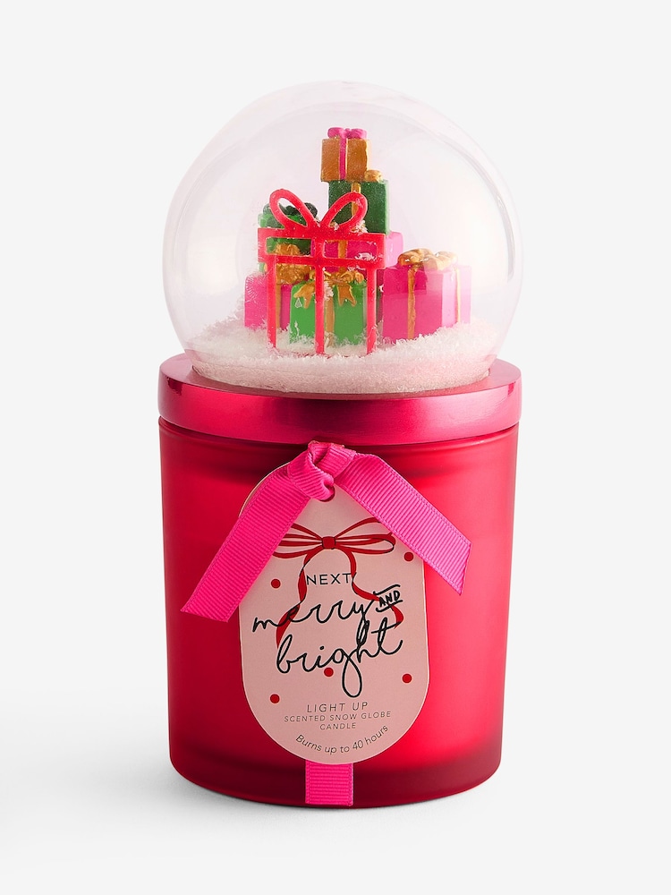 Red Snow Globe Festive Spice Candle - Image 1 of 2 Red Snow Globe Festive Spice Candle - Image 1 of 2