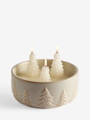 Pine Needle & Eucalyptus Christmas Tree 3 Wick Candle - Image 3 of 3