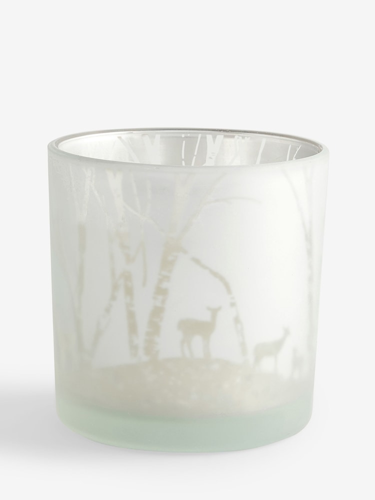 Silver Festive Spice Light Up Candle - Image 3 of 3