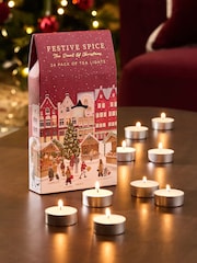 Red Festive Spice 24 Pack Tealights Candle - Image 1 of 3