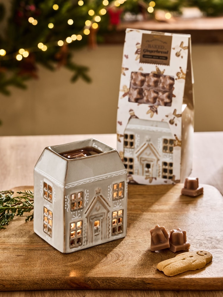 Natural Gingerbread Burner Set - Image 1 of 3