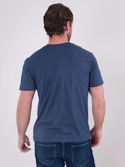 Lakeland Clothing Blue Printed 100% Cotton T-Shirt - Image 4 of 5