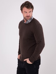 Lakeland Clothing Winster Crew Neck 100% Cotton Jumper - Image 3 of 7