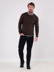 Lakeland Clothing Winster Crew Neck 100% Cotton Jumper - Image 4 of 7
