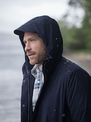 Lakeland Clothing Blue Thirlmere Raincoat - Image 3 of 9