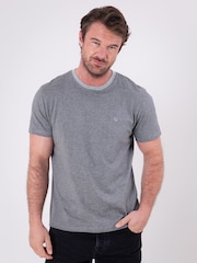 Grau - Lakeland Clothing Striped 100% Cotton T-Shirt - Bild 3 von 4