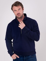 Бавовняний світшот Lakeland Clothing Ullswater Quarter Zip 100% - Image 1 of 8