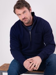Бавовняний світшот Lakeland Clothing Ullswater Quarter Zip 100% - Image 2 of 8