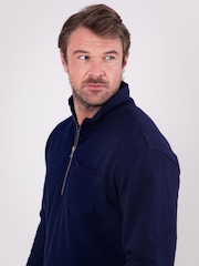 Бавовняний світшот Lakeland Clothing Ullswater Quarter Zip 100% - Image 3 of 8
