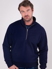 Бавовняний світшот Lakeland Clothing Ullswater Quarter Zip 100% - Image 6 of 8