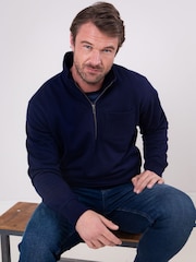 Бавовняний світшот Lakeland Clothing Ullswater Quarter Zip 100% - Image 8 of 8