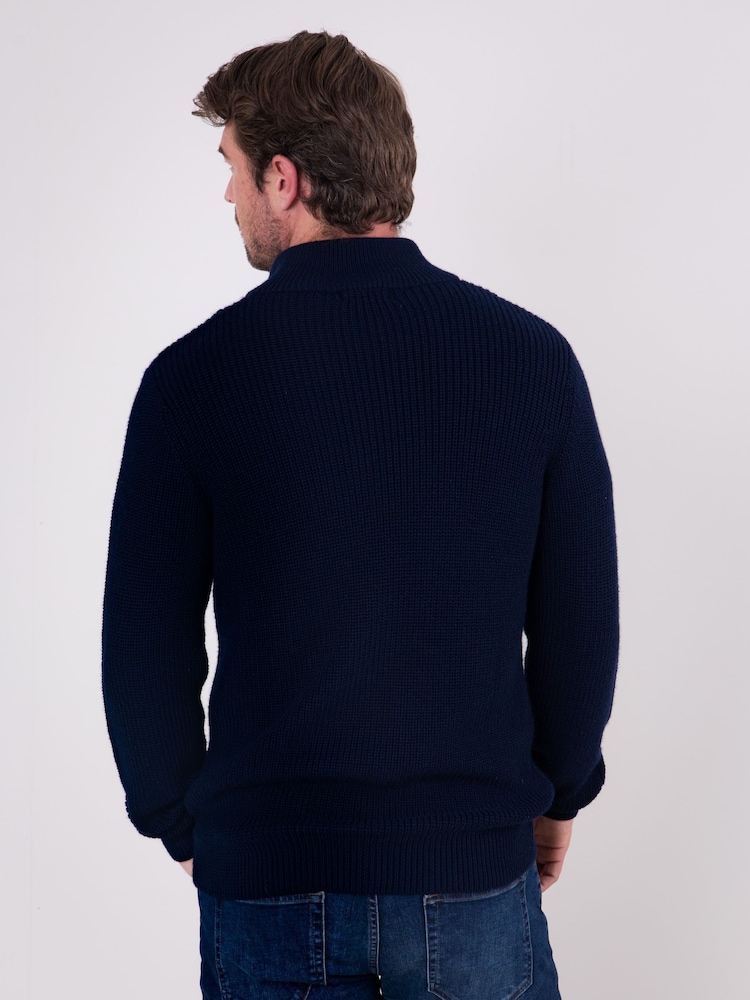 Lakeland Clothing Синяя молния Patterdale Quarter Zip джемпер - Image 2 of 5