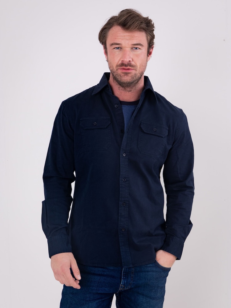 Lakeland Clothing Синие рубашки Oxenholme Utility - Image 1 of 8