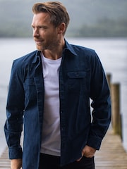 Lakeland Clothing Синие рубашки Oxenholme Utility - Image 7 of 8