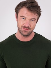Lakeland Clothing Winster Crew Neck 100% Cotton Jumper - Image 6 of 7