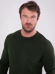 Lakeland Clothing Winster Crew Neck 100% Cotton Jumper - Image 7 of 7