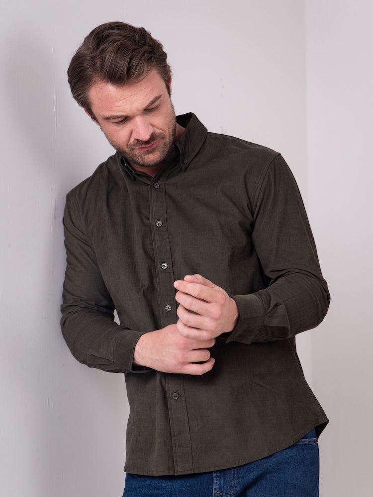 Lakeland Clothing Bowness 100% Cotton Corduroy Shirt - Image 1 of 4 Lakeland Clothing Bowness 100% Cotton Corduroy Shirt - Image 1 of 4