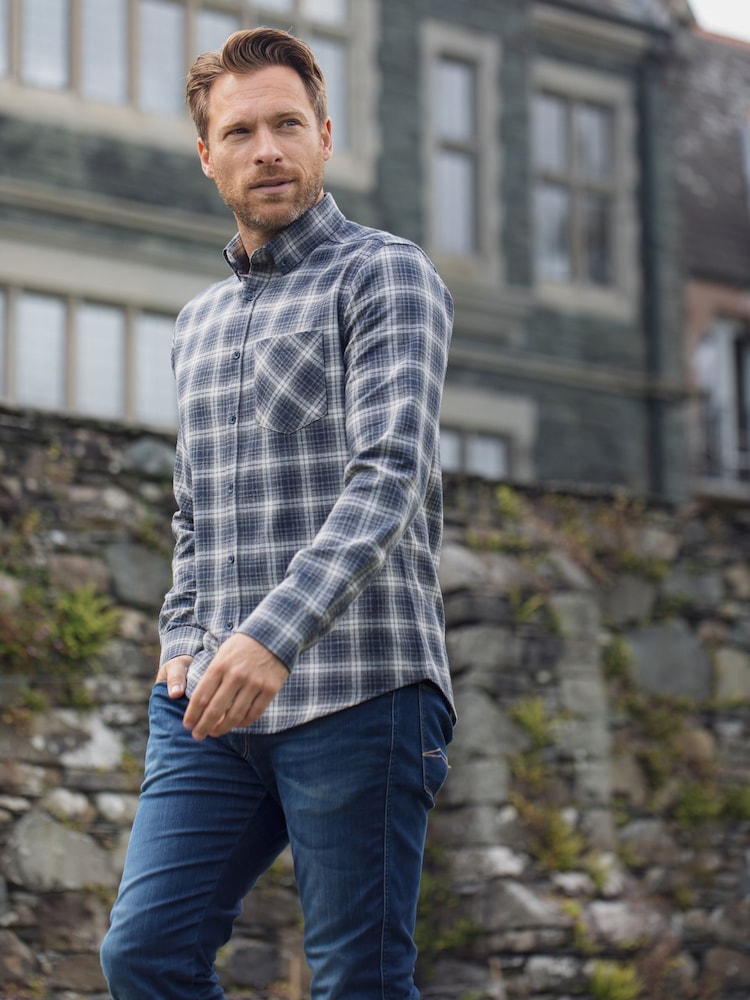 Lakeland Clothing Light Wastwater Check Shirt - Image 1 of 7