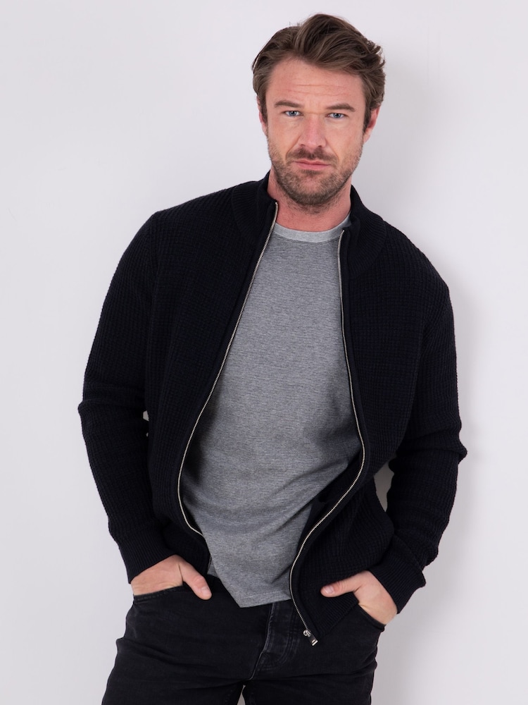 Lakeland Clothing Braithwaite Full Zip черный джемпер - Image 1 of 5