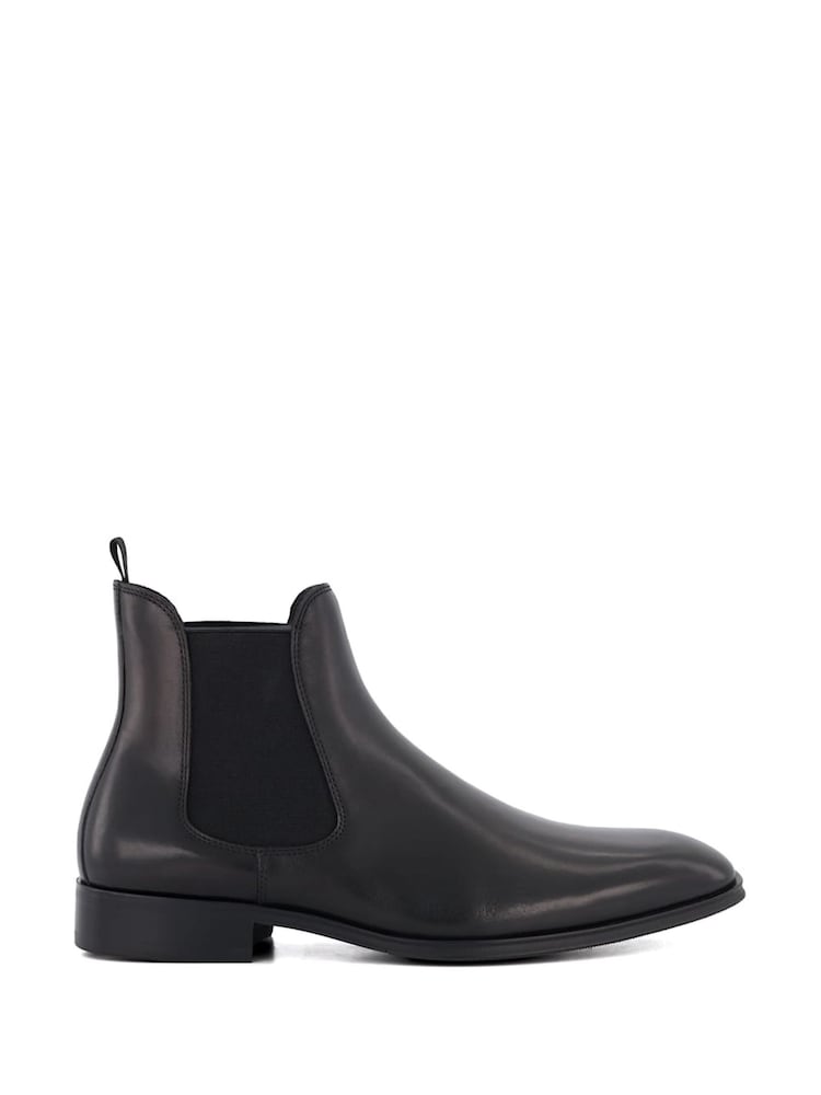 Dune London Black Wide Fit Mandatory Suede Chelsea Boots - Image 2 of 6