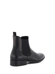 Dune London Black Wide Fit Mandatory Suede Chelsea Boots - Image 4 of 6