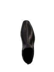 Dune London Black Wide Fit Mandatory Suede Chelsea Boots - Image 5 of 6
