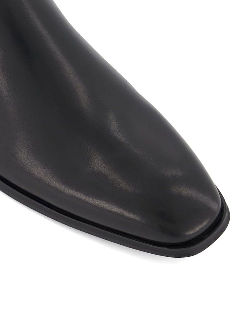 Dune London Black Wide Fit Mandatory Suede Chelsea Boots - Image 6 of 6