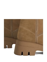 Braun - Dune London Podski Plateaustiefel mit Kunstfellfutter - Bild 6 von 6
