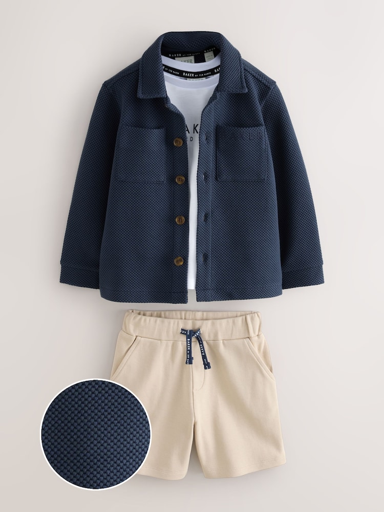Baker by Ted Baker Jacket T-Shirt and Shorts Set - Image 1 of 10 Baker by Ted Baker Jacket T-Shirt and Shorts Set - Image 1 of 10