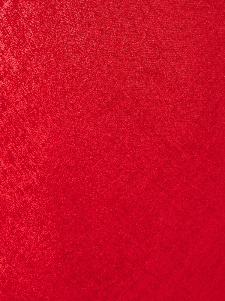 Adrianna by Adrianna Papell Red Foil Woven Midi Dress - Image 7 of 7